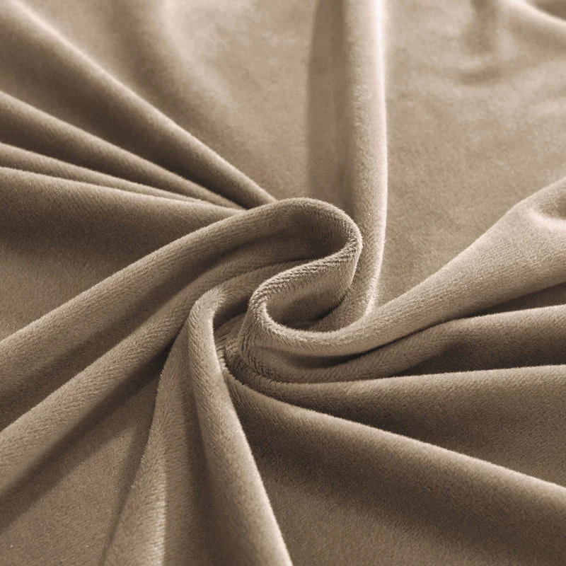 Housse de Canapé d'Angle Velours Daim