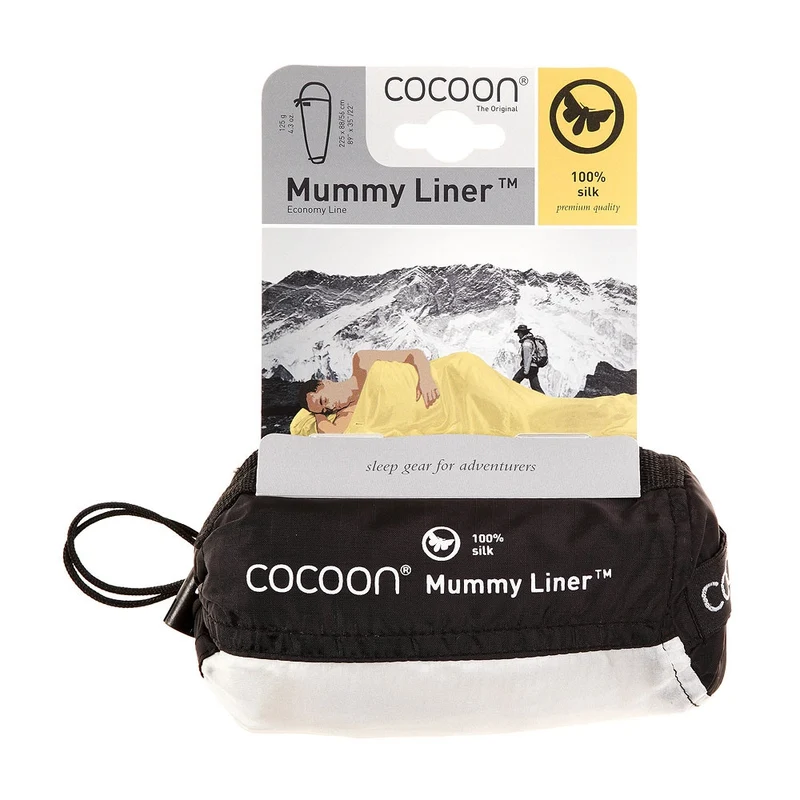 Drap de sac de couchage en soie éco Sarcophage - Cocoon