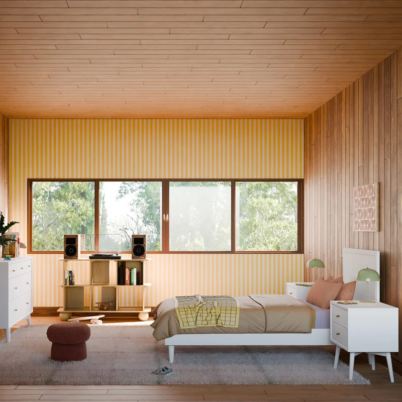 Lit Simple Palma - Blanc