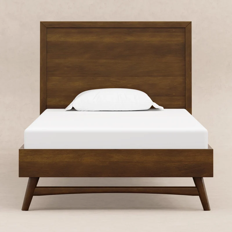 Lit Simple Palma - Noyer Naturel