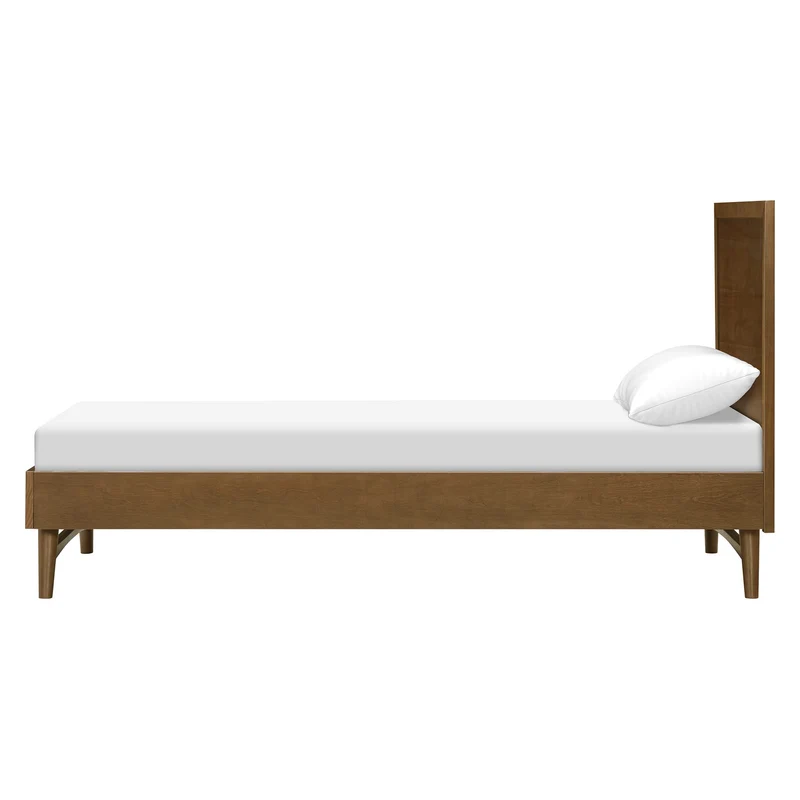 Lit Simple Palma - Noyer Naturel
