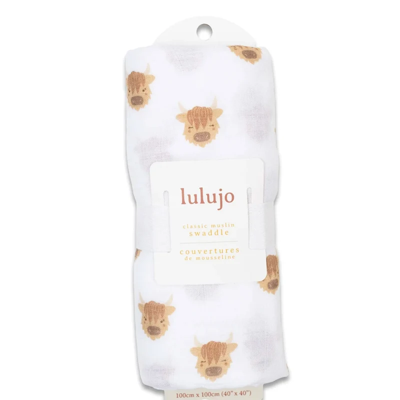Couverture Mousseline - Vache Highland