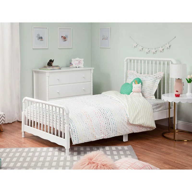 Lit Simple Jenny Lind - Blanc