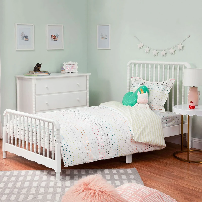 Lit Simple Jenny Lind - Blanc