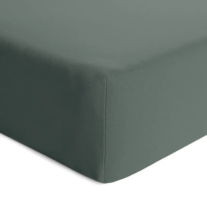 Drap Contour pour Lit de Bébé - Uni Vert Nordik