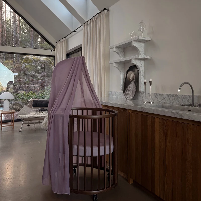 Mini Couchette Stokke® Sleepi™ V3 avec Matelas - Brun
