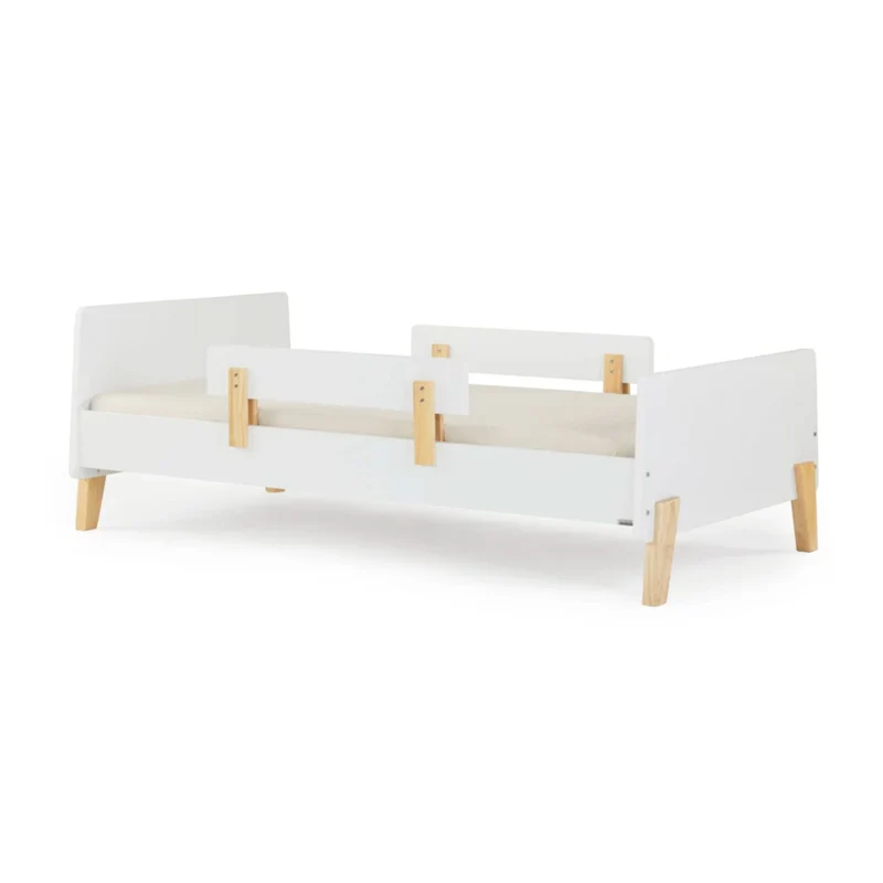 Lit Simple Fun - Blanc/Naturel (2 Boîtes)