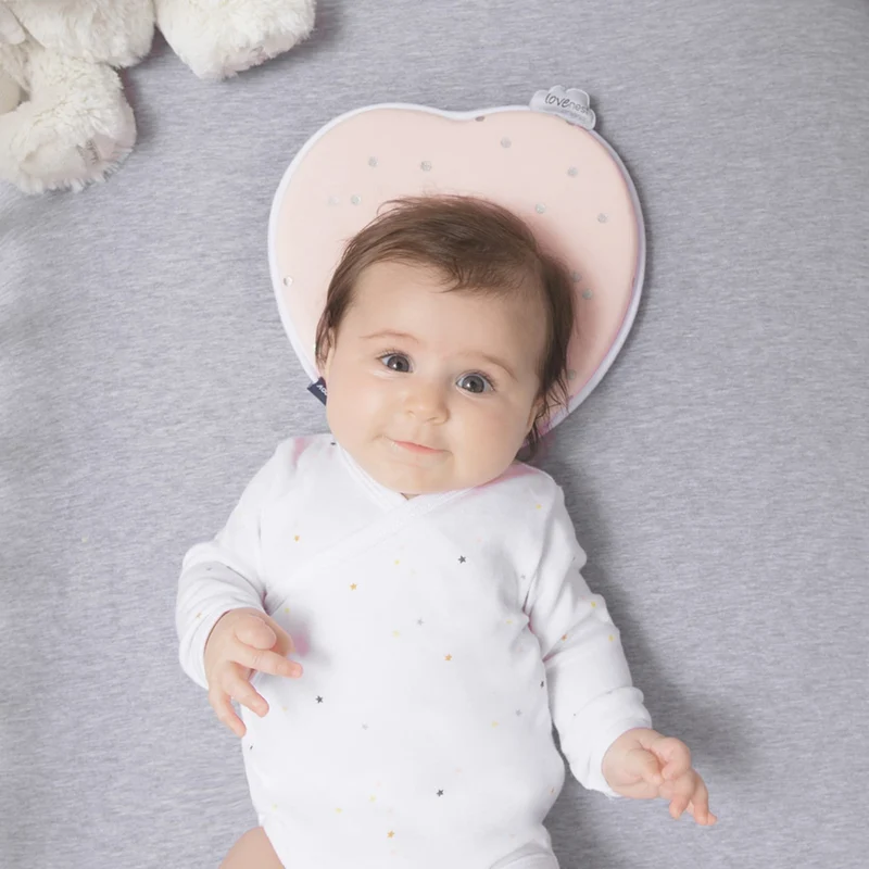 Coussin de Support Ergonomique Coeur - Rose