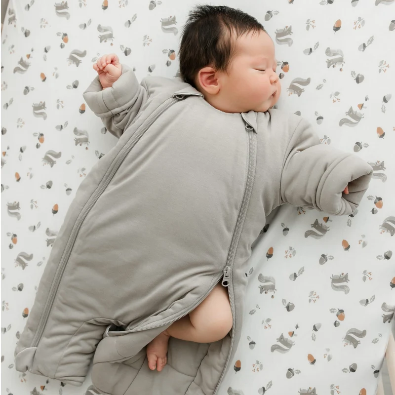 Drap Contour pour Lit de Bébé - Écureuils