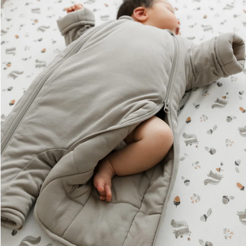 Drap Contour pour Lit de Bébé - Écureuils