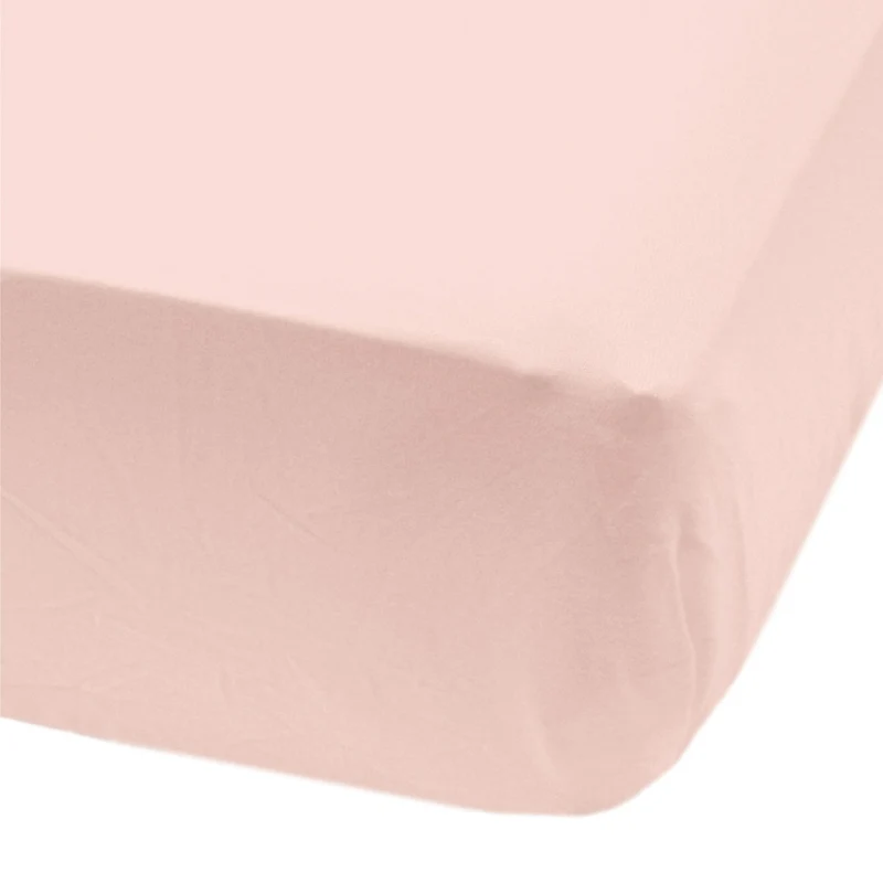 Drap Contour pour Lit de Bébé - Rose Pâle