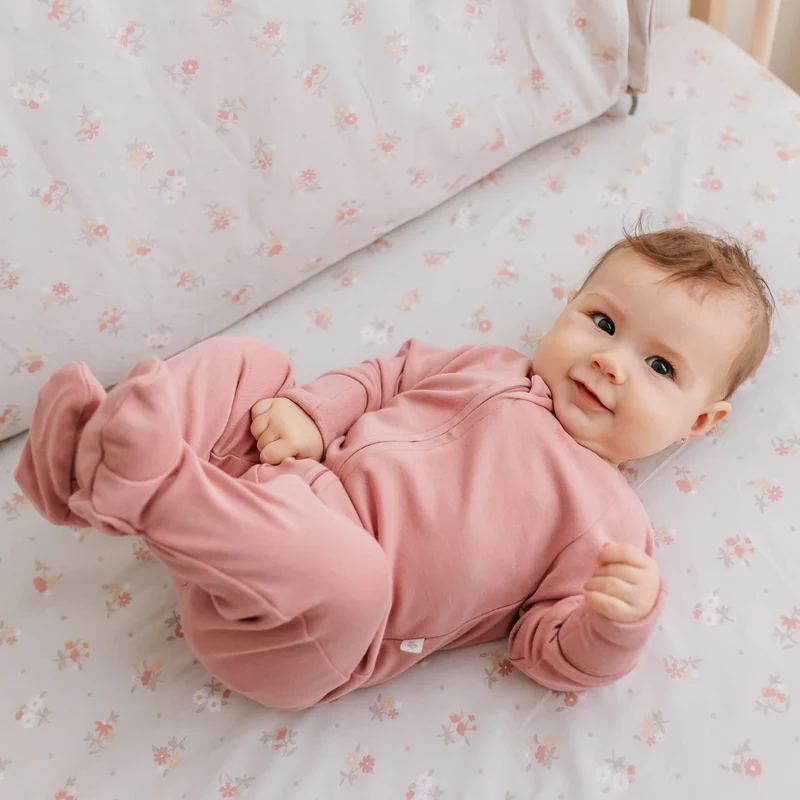 Drap Contour pour Lit de Bébé - Fleurs