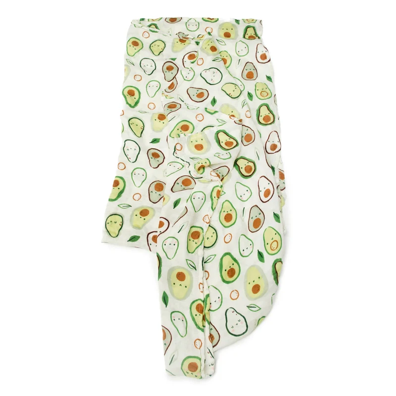 Couverture Mousseline Bambou - Avocat