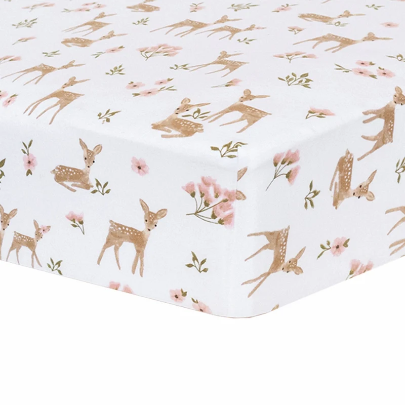 Drap Contour pour Lit de Bébé - Jardin Sophia