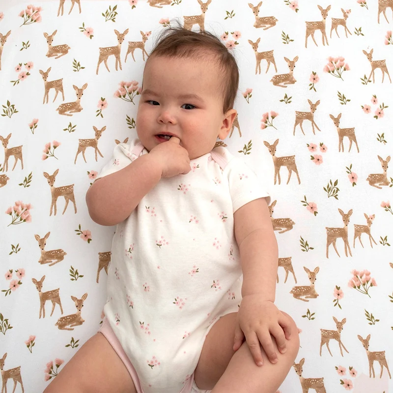 Drap Contour pour Lit de Bébé - Jardin Sophia