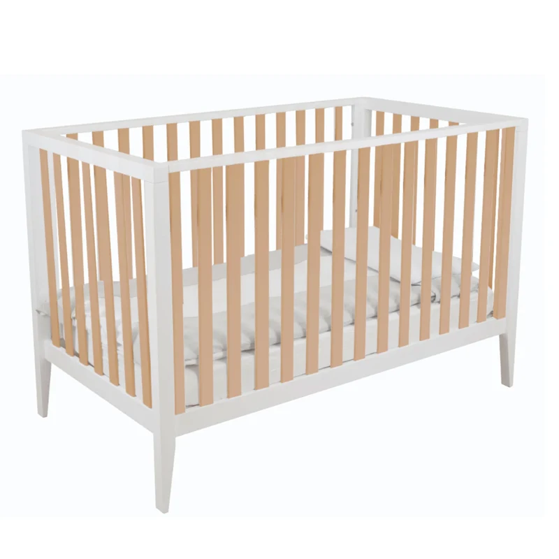 Couchette Bernini - Blanc / Naturel