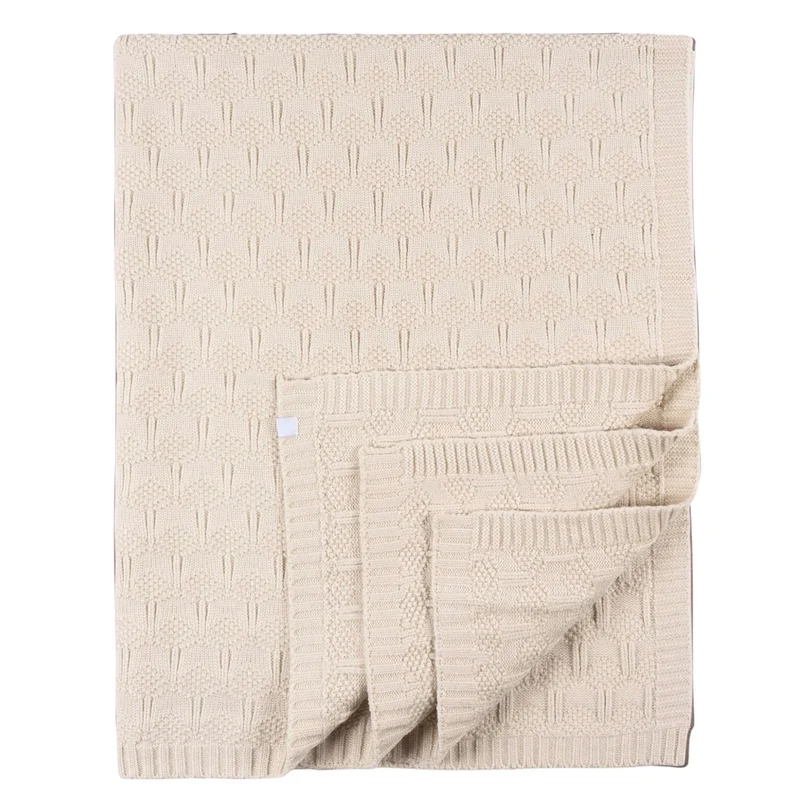 Couverture En Tricot - Tan