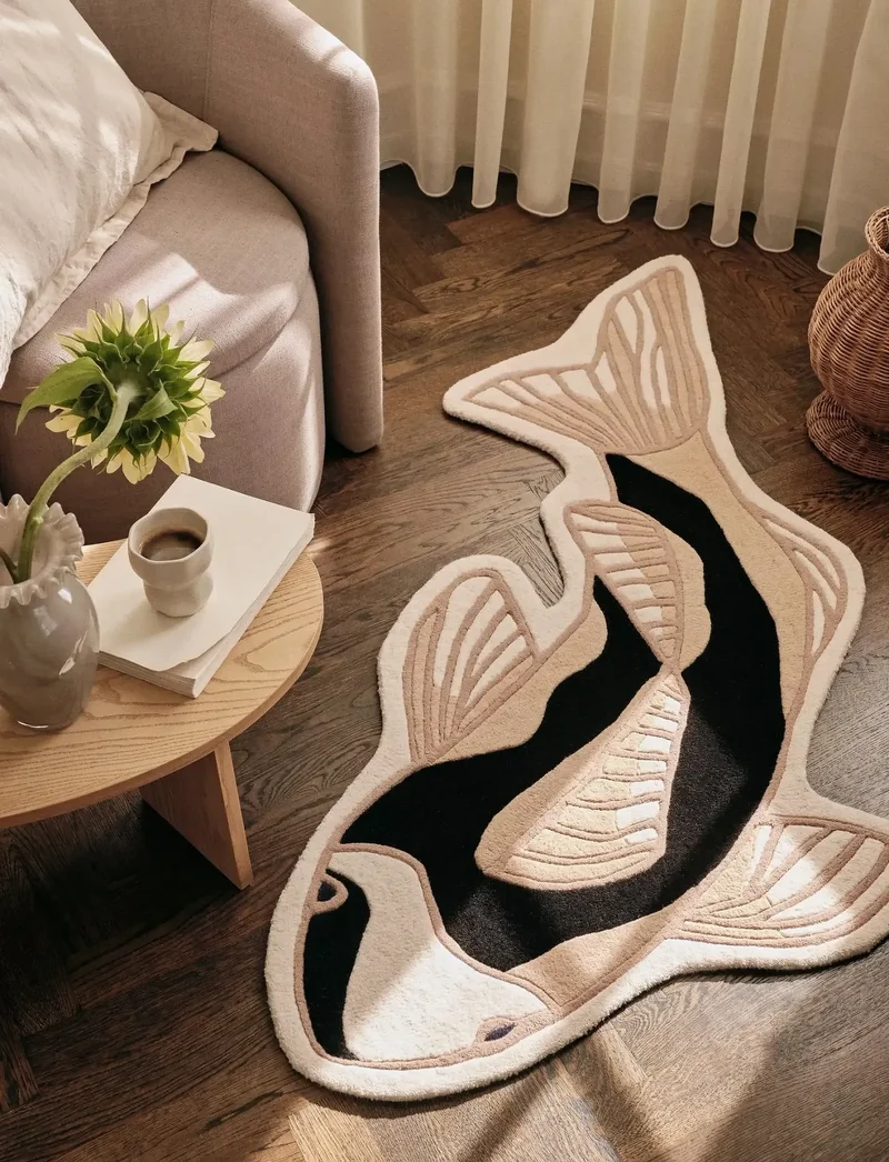 Koi tæppe i uld – Broste Copenhagen
