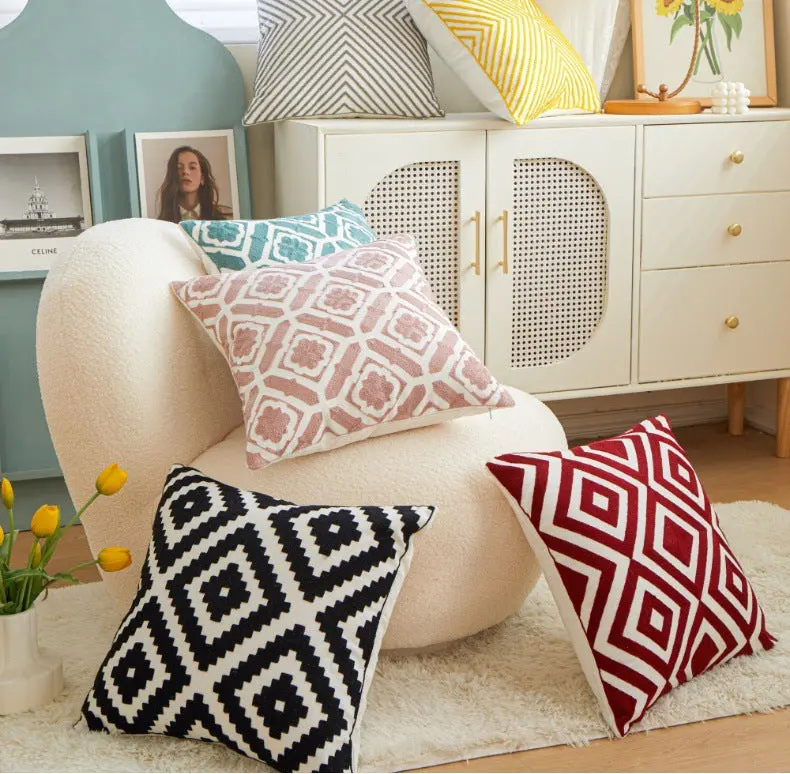Housse de Coussin Géométrique TORONTO