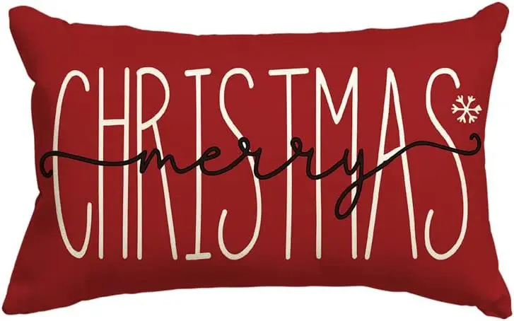 Housse de Coussin Lin Noël VERTI