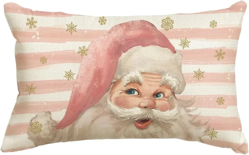Housse de Coussin Lin Noël VERTI