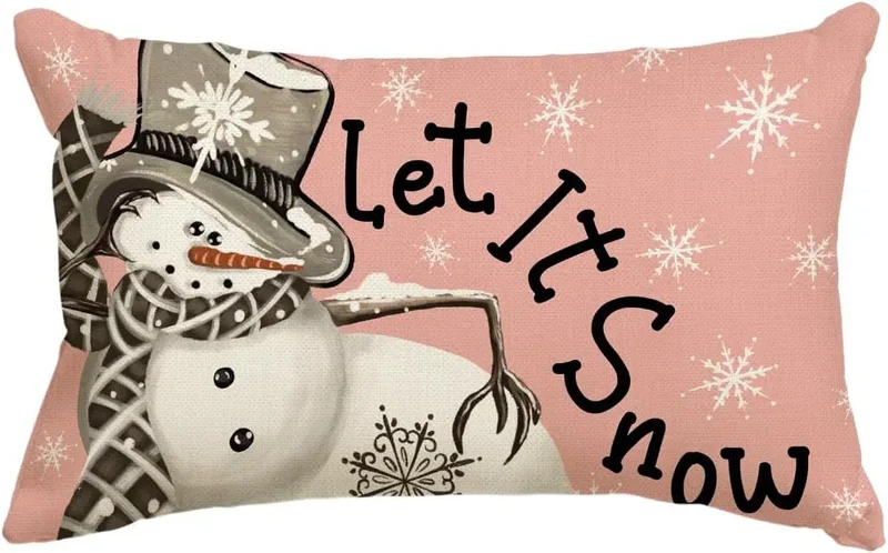 Housse de Coussin Lin Noël VERTI