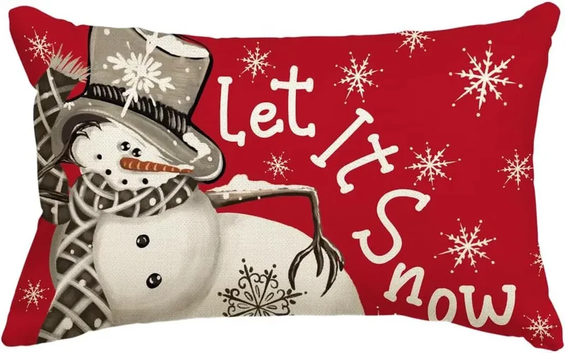 Housse de Coussin Lin Noël VERTI