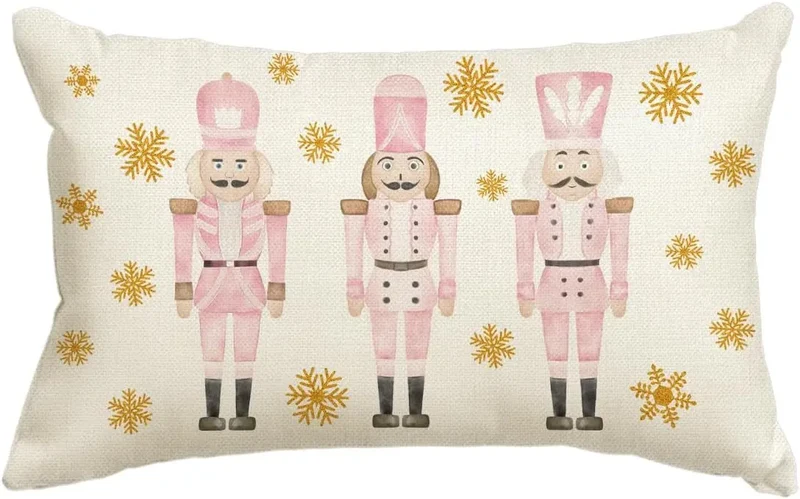 Housse de Coussin Lin Noël VERTI