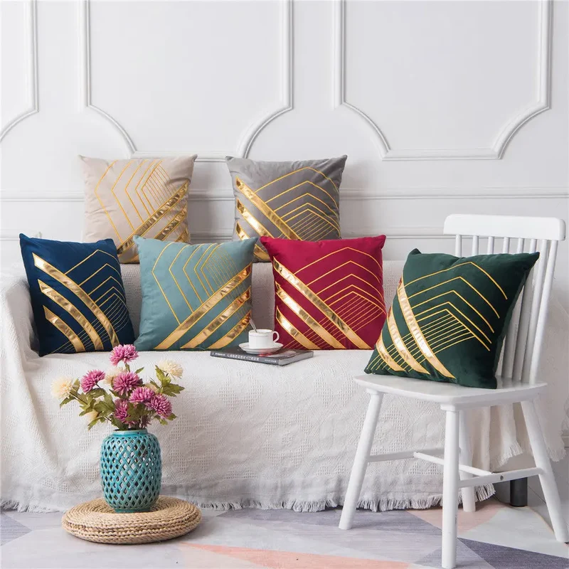 Housse de Coussin Velours Chic NAVI