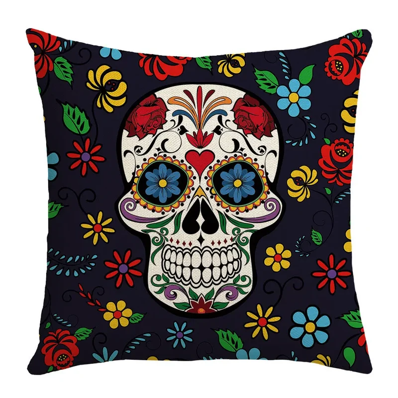 Housse de Coussin Halloween Gothique PIRANTA