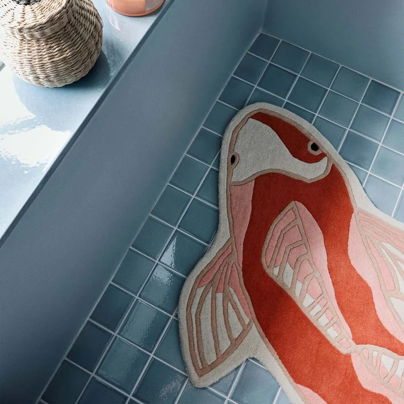 Koi fisk tæppe i uld – Broste Copenhagen