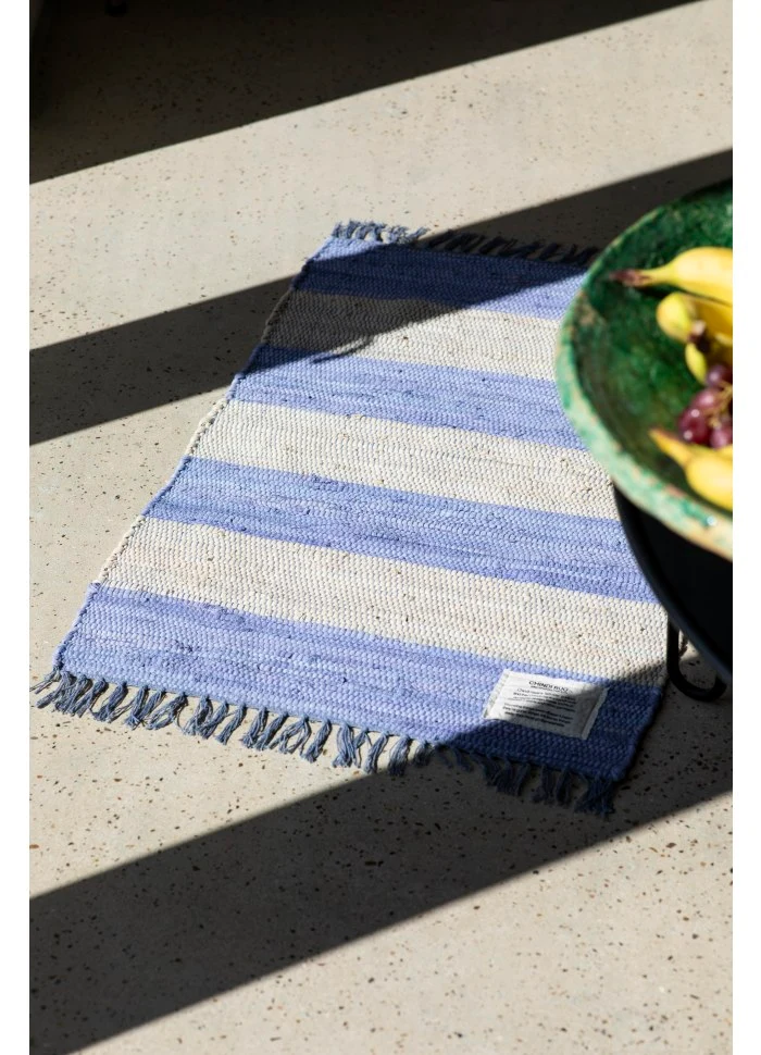 Chindi tæppe i bomuld – 60x90 cm – Bongusta