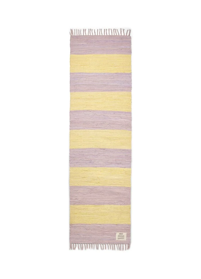 Chindi tæppe i bomuld, 60 x 200 cm – Bongusta