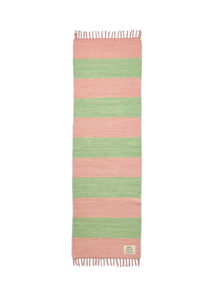Chindi tæppe i bomuld, 60 x 200 cm – Bongusta