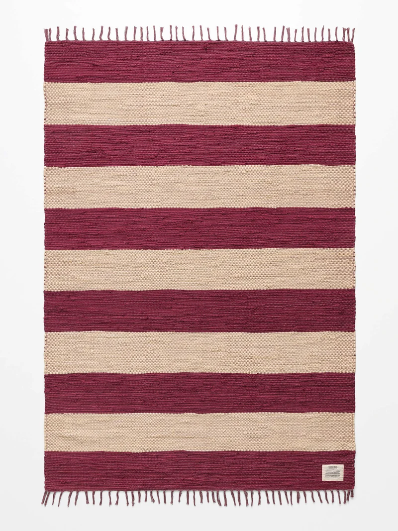 Chindi tæppe i bomuld, 60 x 200 cm – Bongusta