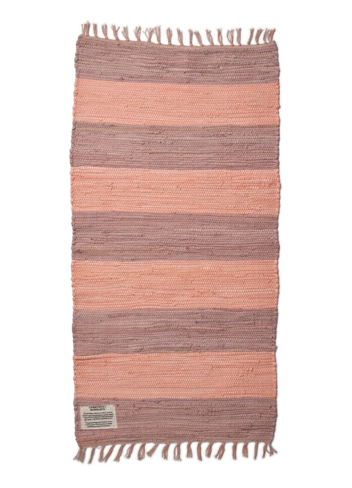 Chindi tæppe i bomuld – 60x120 cm – Bongusta