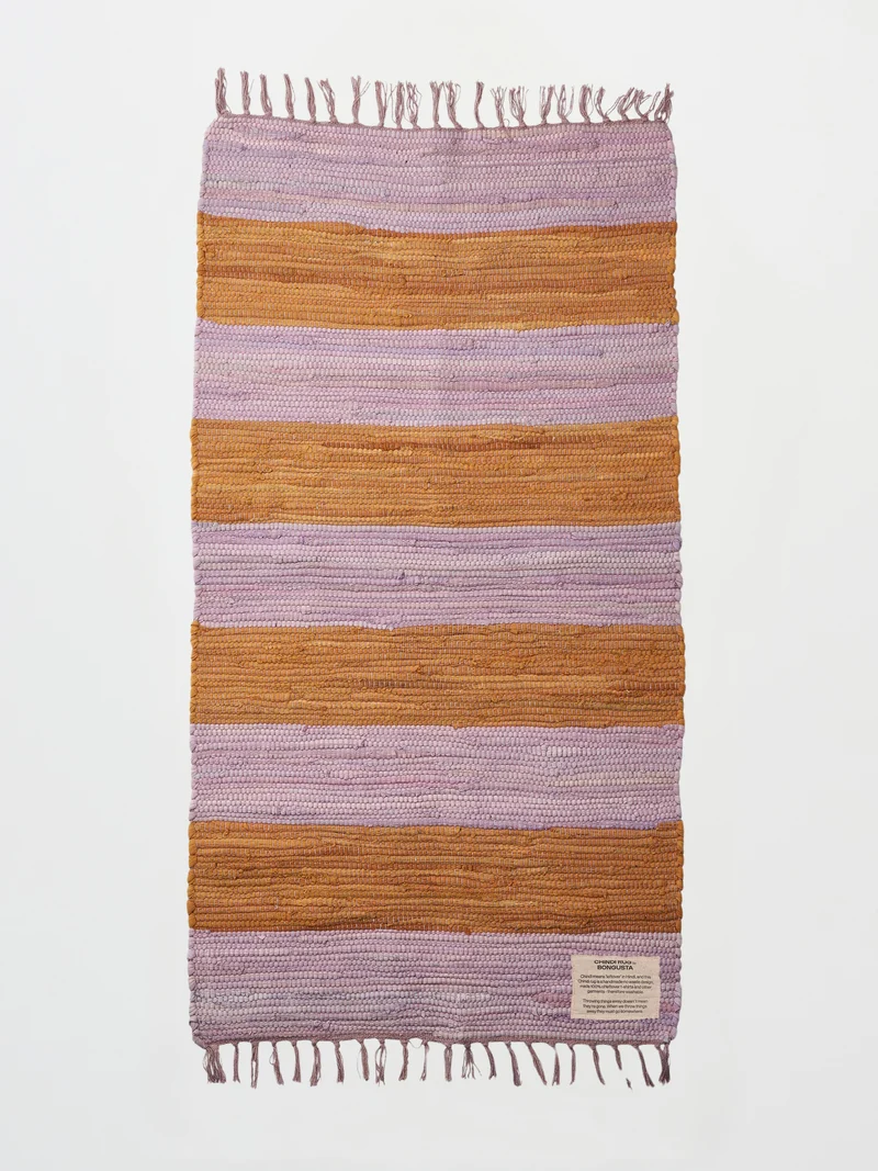 Chindi tæppe i bomuld, 140 x 200 cm – Bongusta