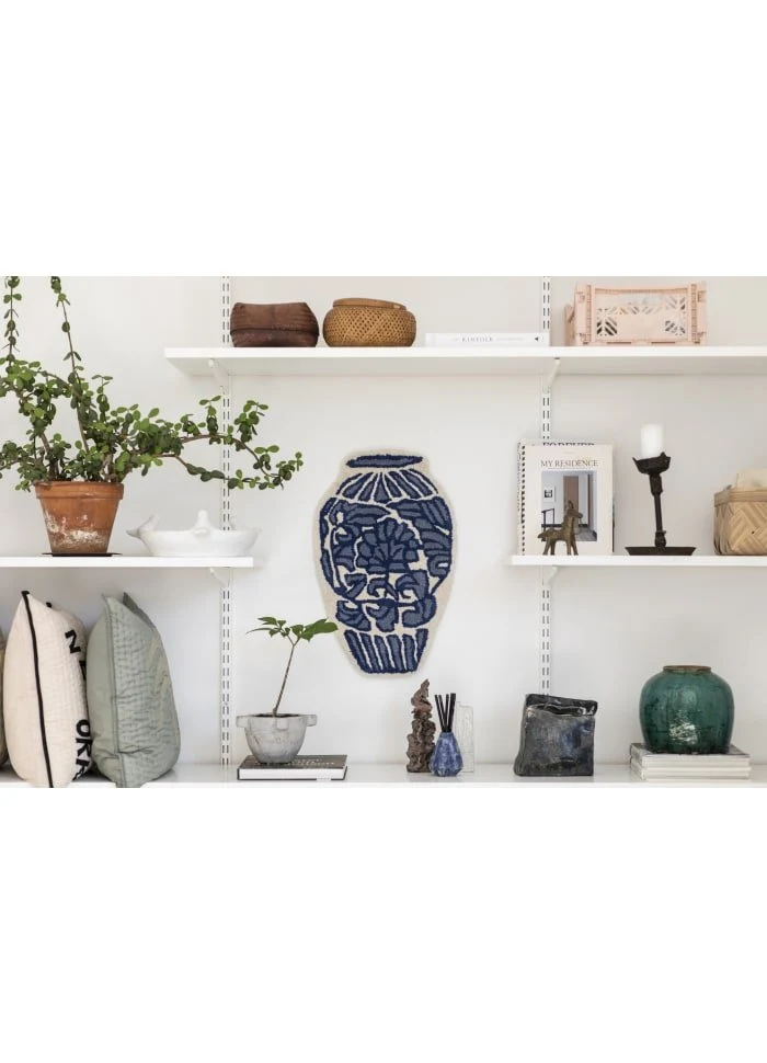 Ming vase tæppe i uld – Bongusta