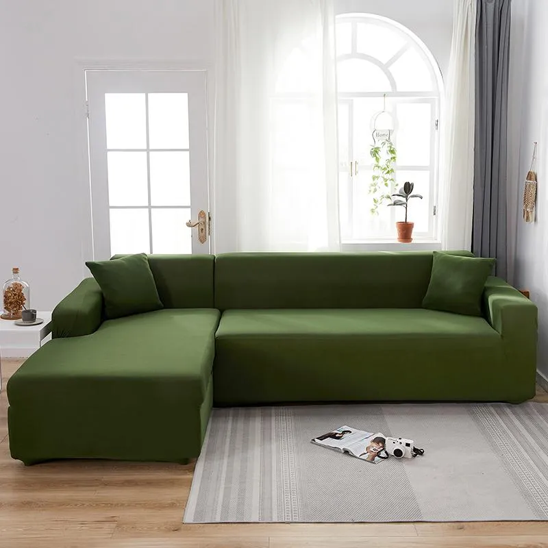 Housse de Canapé d'Angle Vert