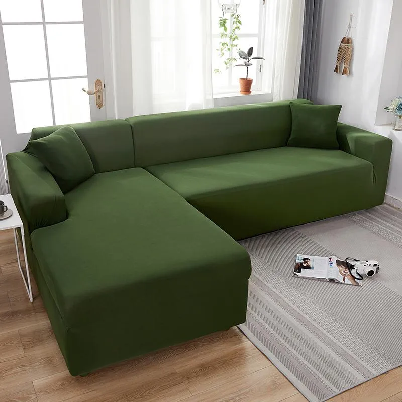 Housse de Canapé d'Angle Vert