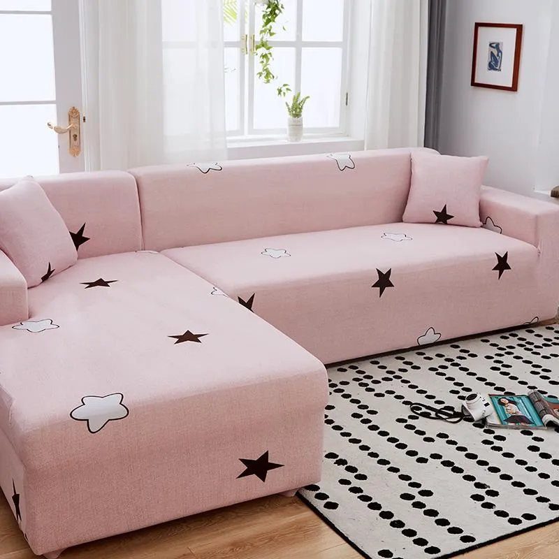 Housse de Canapé d'Angle Pink Star