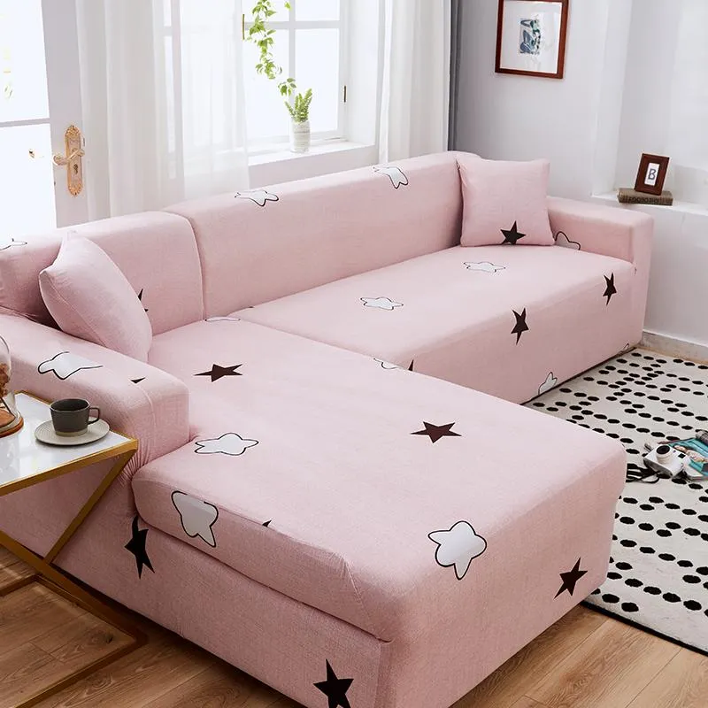 Housse de Canapé d'Angle Pink Star