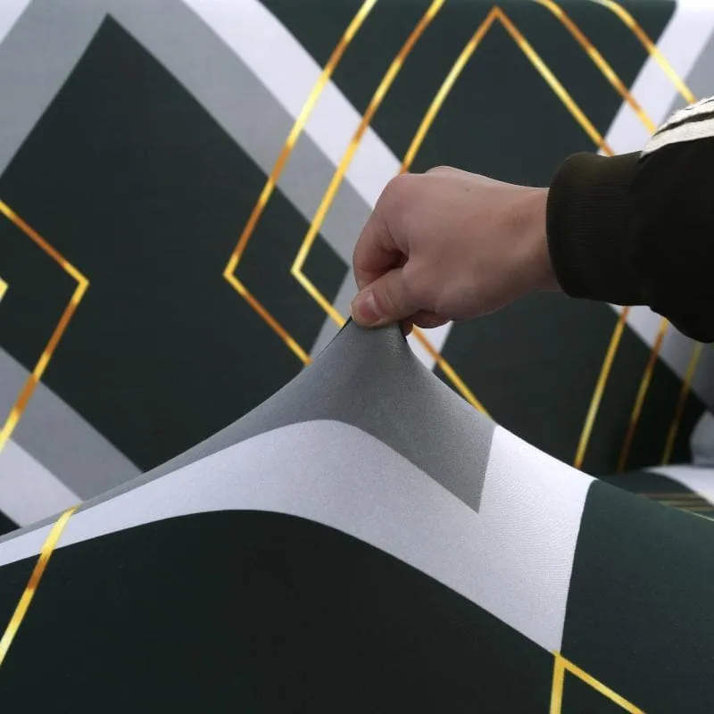 Housse de Canapé d'Angle Illusion