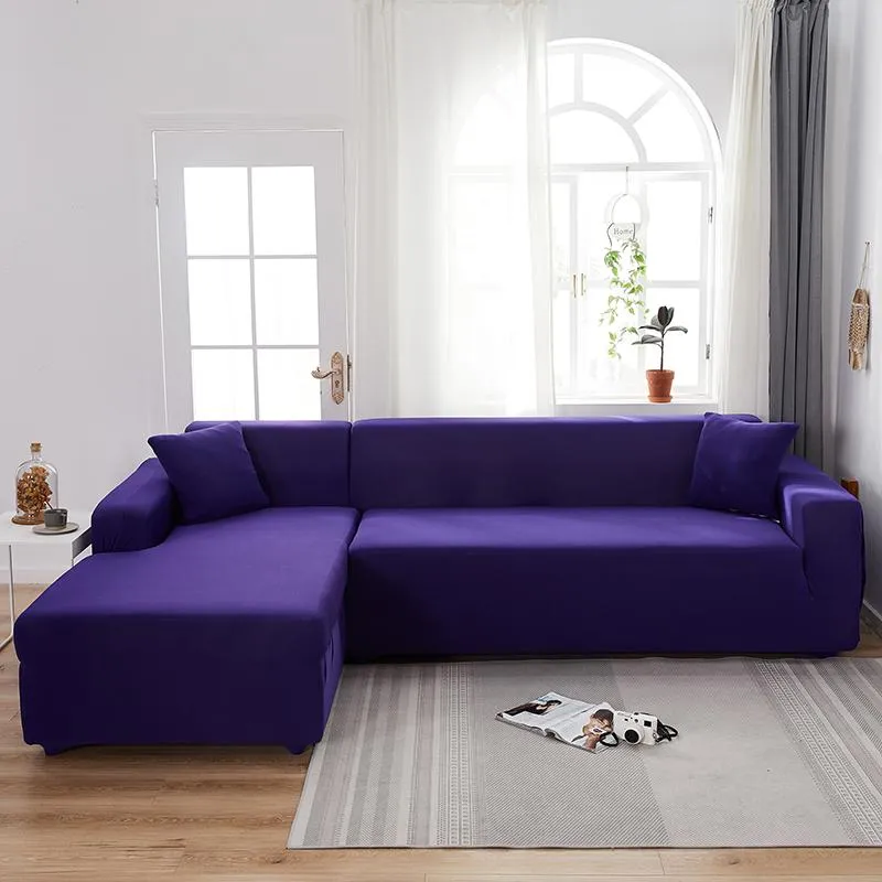 Housse de Canapé d'Angle Indigo