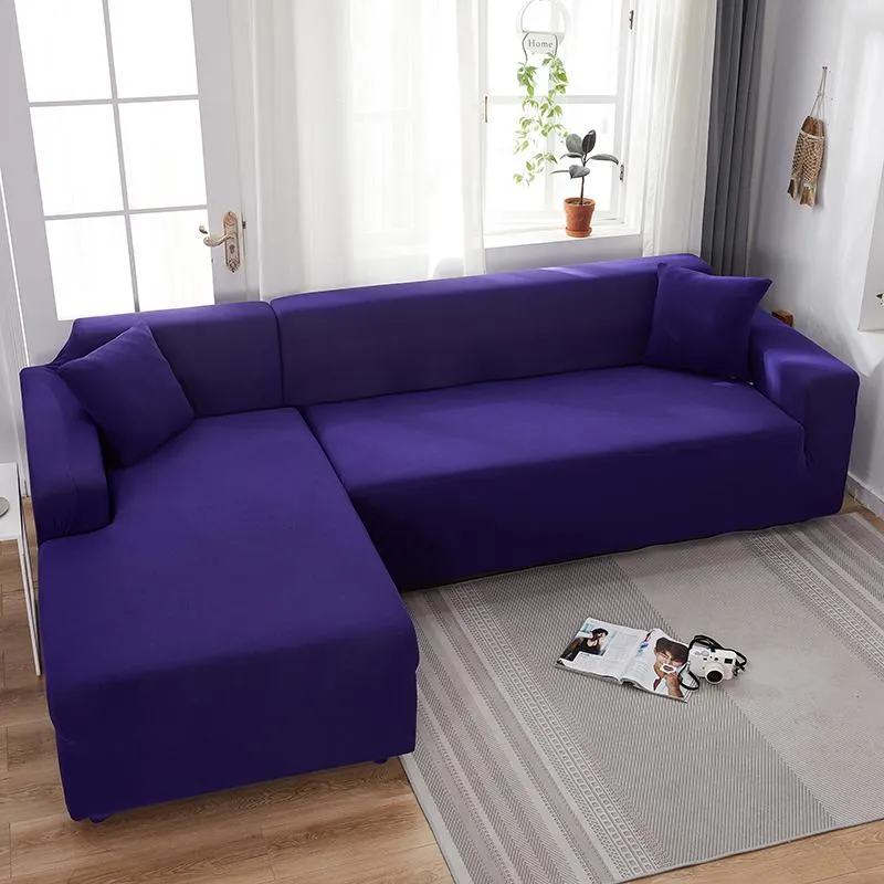 Housse de Canapé d'Angle Indigo