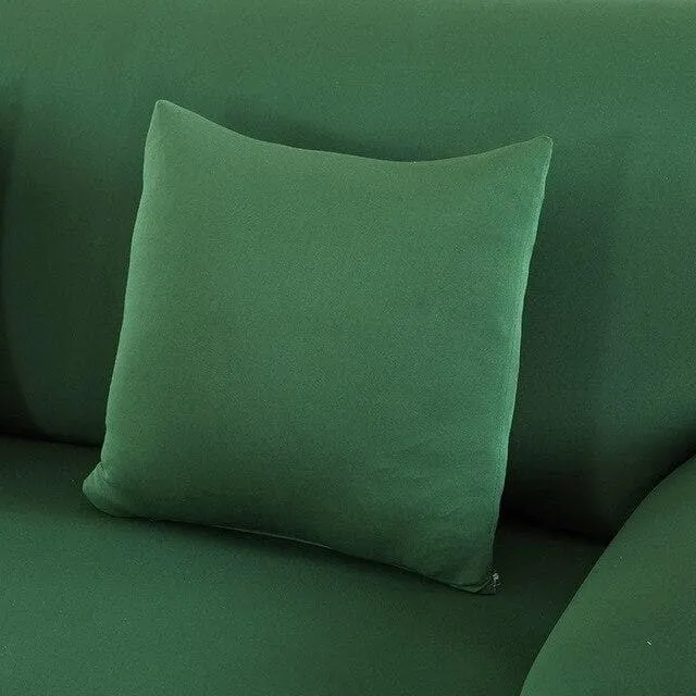 Housse de Coussin - Vert foncé - Lot de 2 (45x45cm)