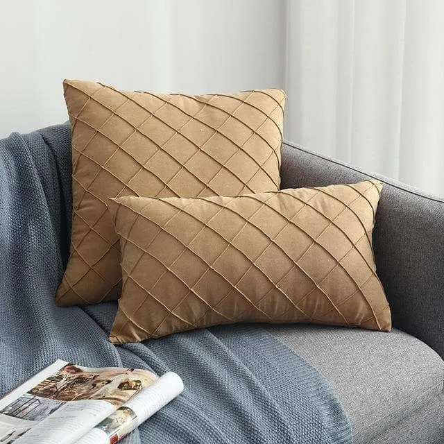Housse de Coussin Suédine