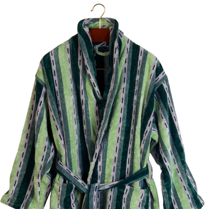Accappatoio a Scialle Street Moderno in Cotone 410 gr/mq