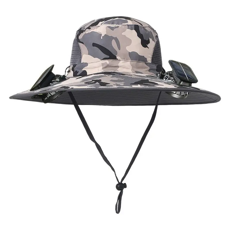 Chapeau à large bord ventilé solaire anti UV SUNCAP