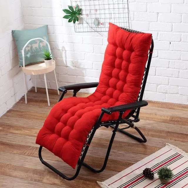 Coussin Chaise Longue Rouge